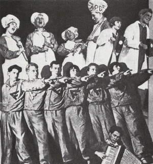 Szenenbildmontage der Kolonne Links