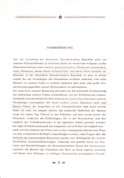 Die Rolle des Autors im Filmschaffen - Vorbemerkung