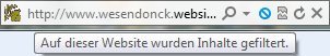 ActivX-Inhalte gefiltert ActivX-Inhalte gefiltert